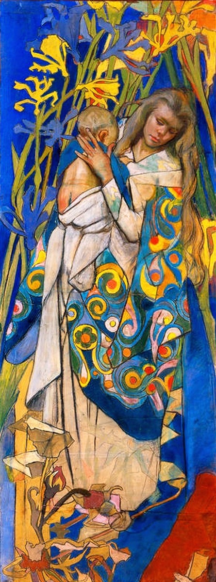 Caritas (Madonna and Child) by Stanisław Wyspiański