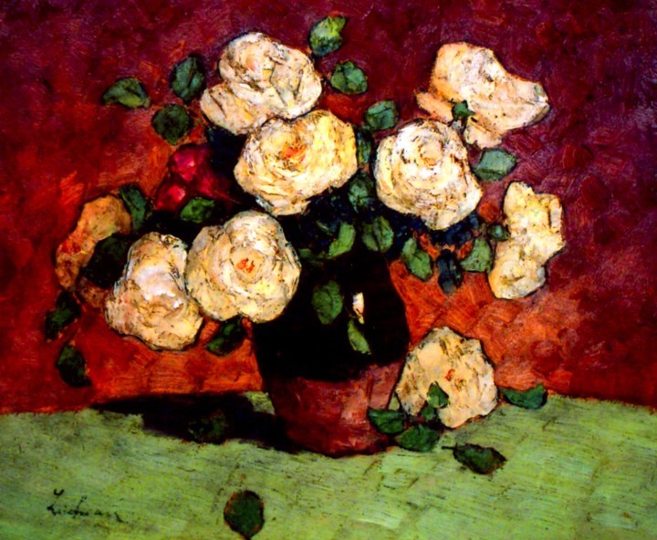 White Roses by Stefan Luchian