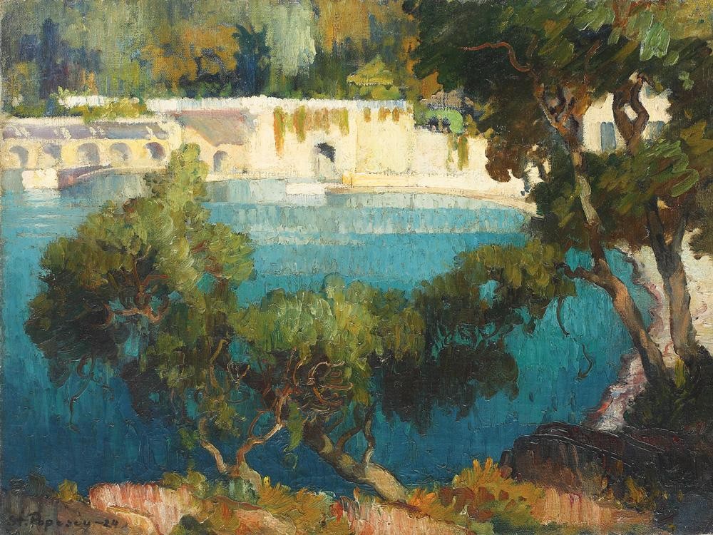 Gulf in Villefranche-sur-Mer by Stefan Popescu