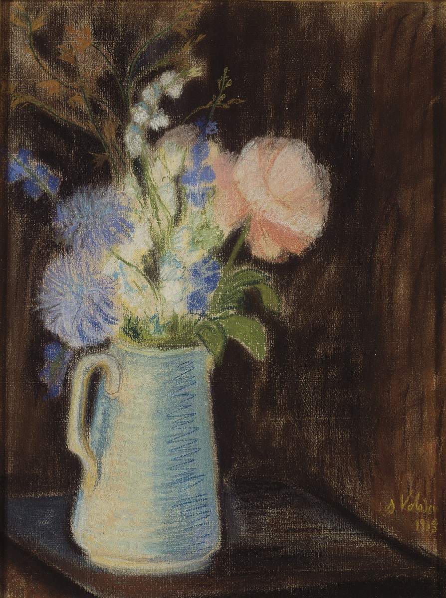Bouquet of Flowers in a Pitcher by Suzanne Valadon