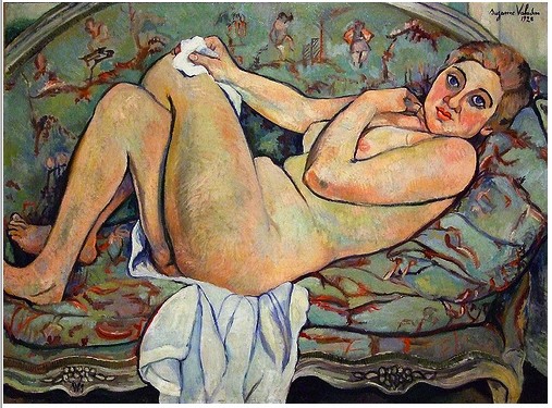Reclining nude by Suzanne Valadon