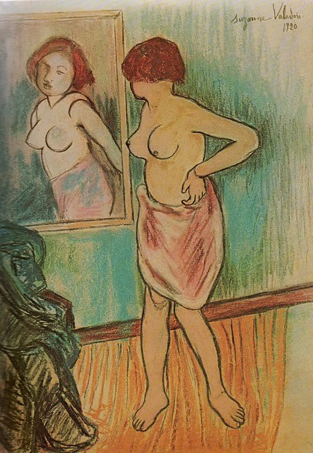 Woman Looking at Herself in the Mirror by Suzanne Valadon