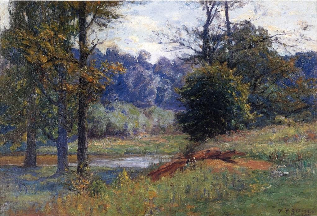 Along the Creek by T. C. Steele