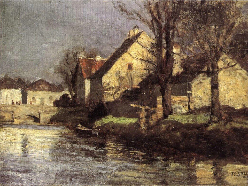 Canal, Schlessheim by T. C. Steele