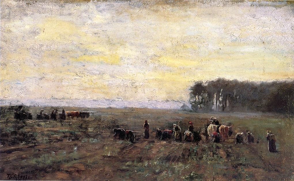 Haying Scene by T. C. Steele
