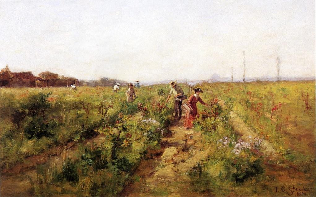 In the Berry Field by T. C. Steele