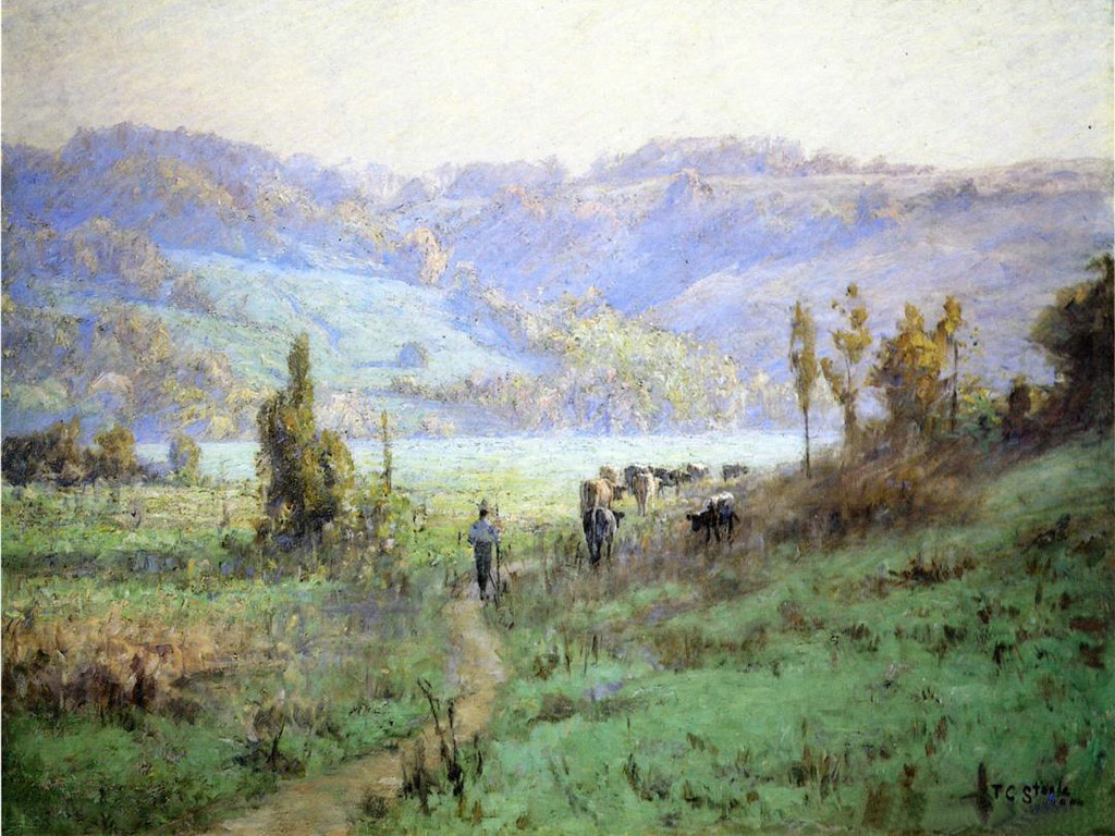 In the Whitewater Valley near Metamora by T. C. Steele
