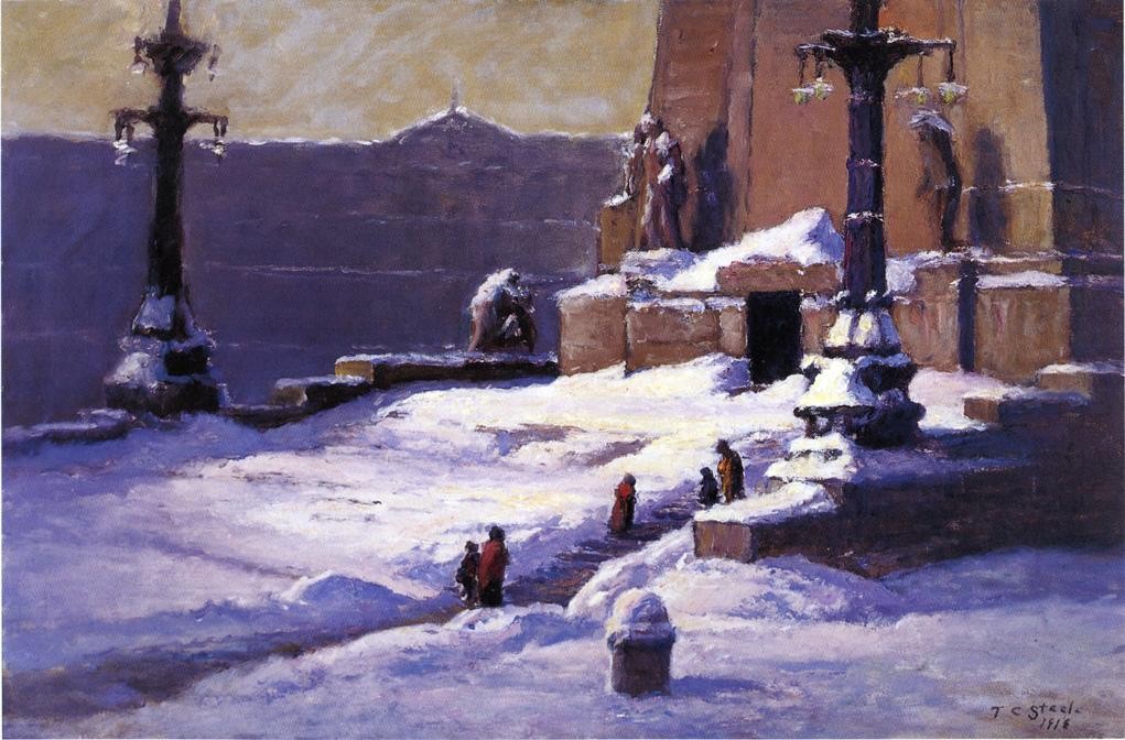 Monument in the Snow by T. C. Steele
