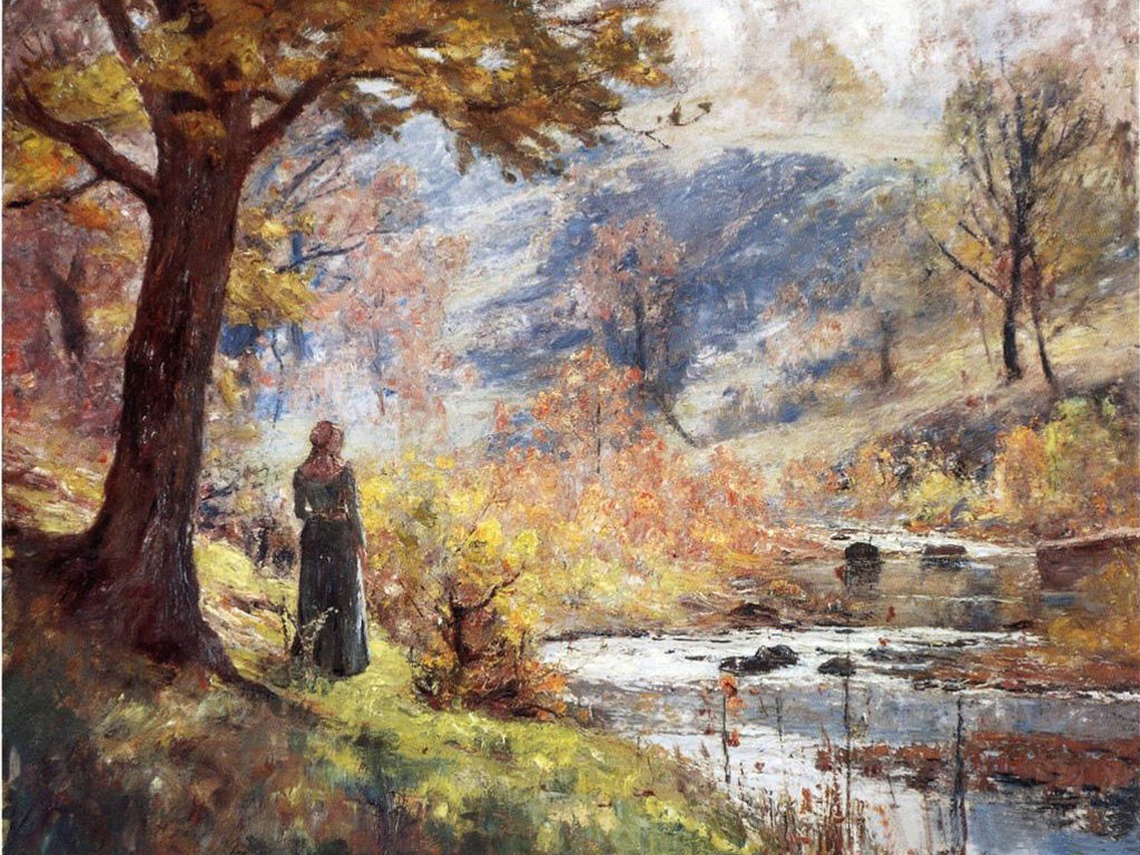 Morning by the Stream by T. C. Steele