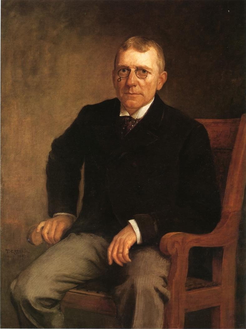 Portrait of James Whitcomb Riley by T. C. Steele