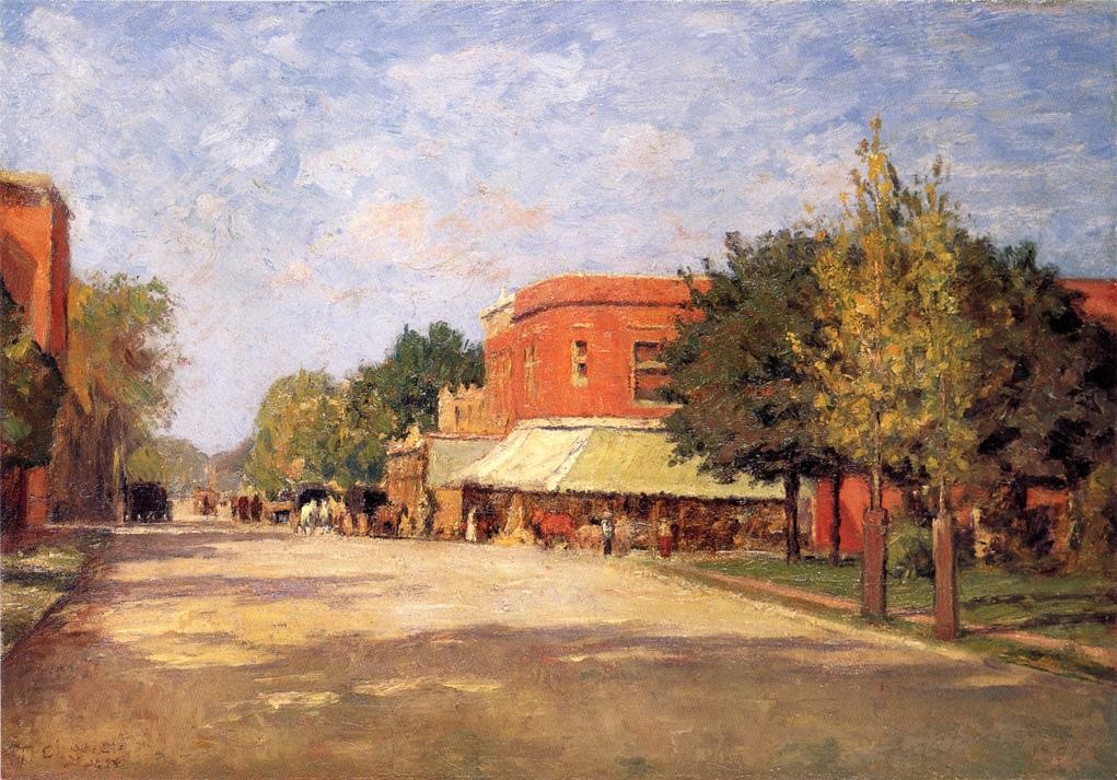 Street Scene by T. C. Steele