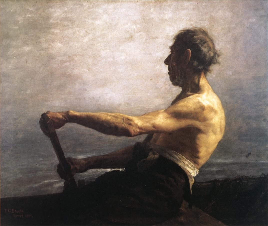 The Boatman by T. C. Steele