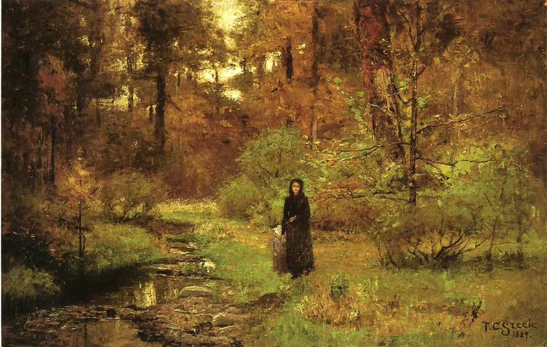 The Brook in the Woods by T. C. Steele