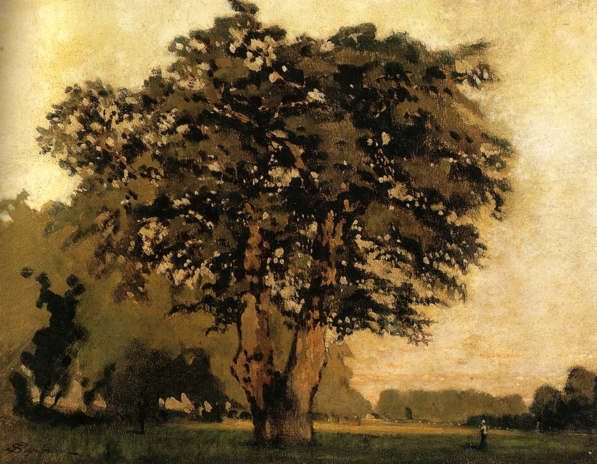 Il Quercione alle cascine by Telemaco Signorini
