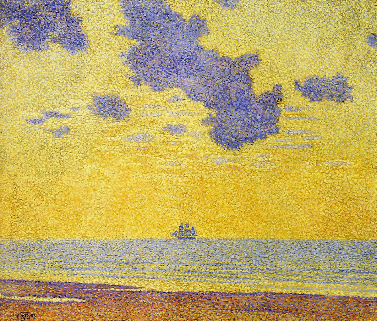 Big Clouds by Theo van Rysselberghe