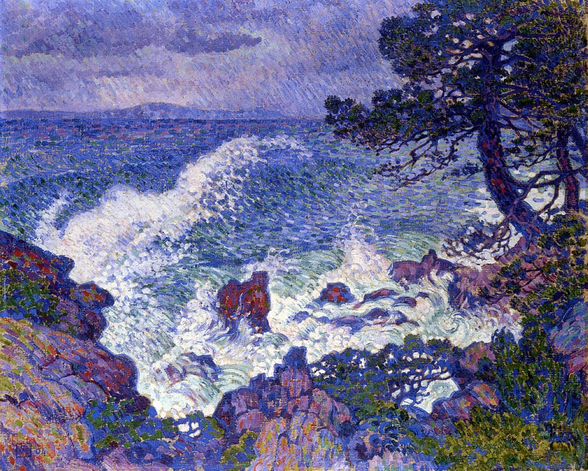 East Wind by Theo van Rysselberghe