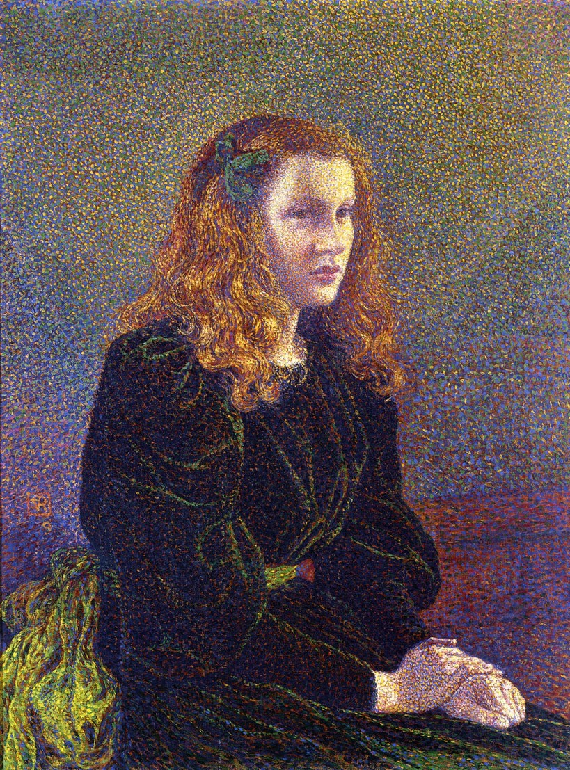 Girl in Green by Theo van Rysselberghe