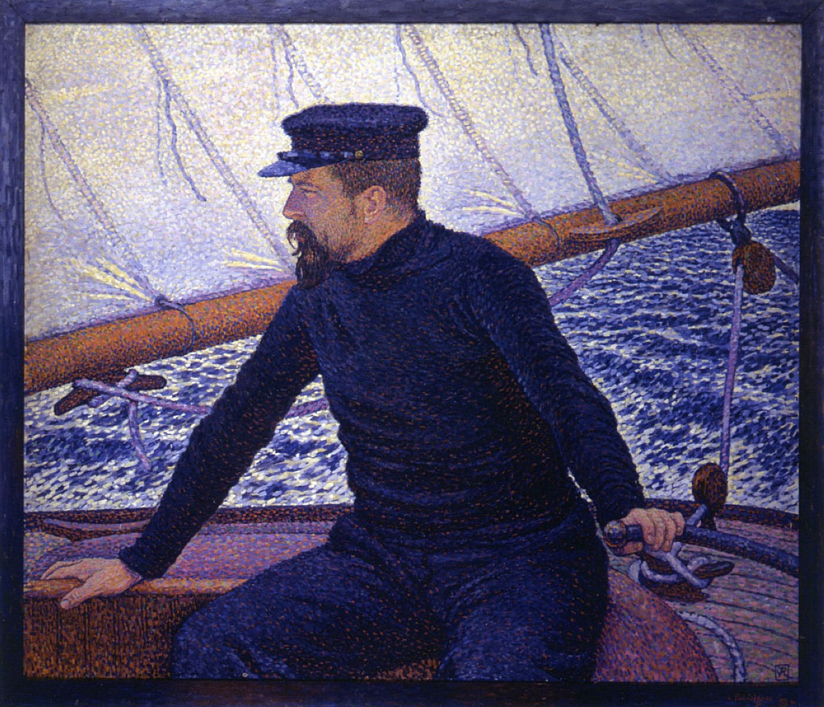 Paul Signac at the Helm of Olympia by Theo van Rysselberghe