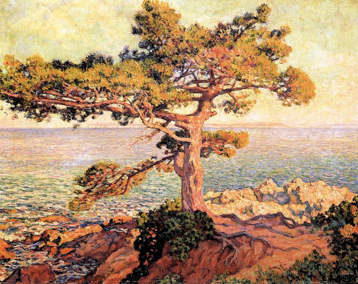 Pine by the Mediterranean Sea by Theo van Rysselberghe