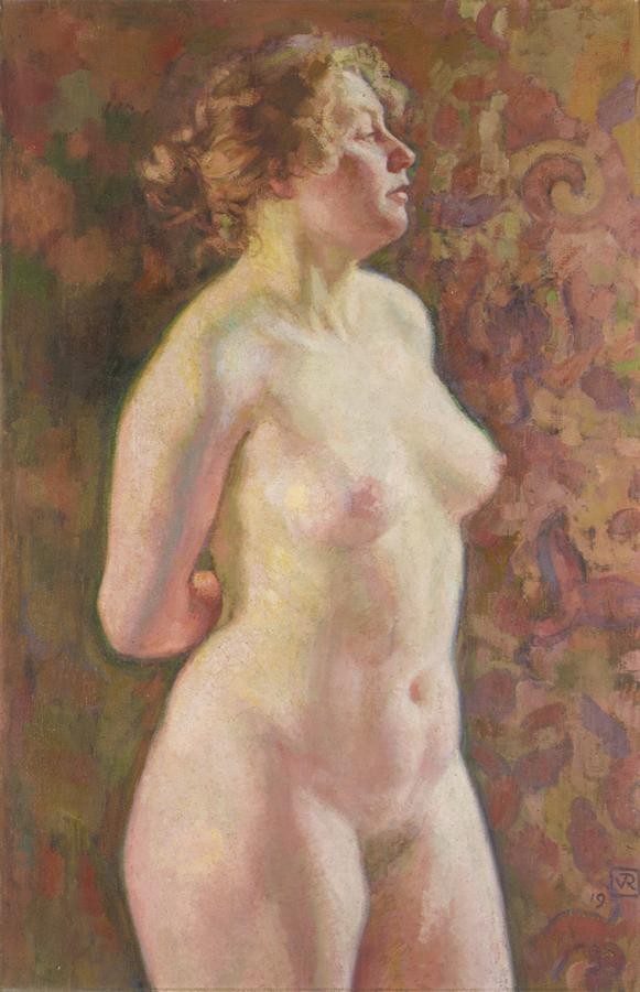 Standing Nude by Theo van Rysselberghe