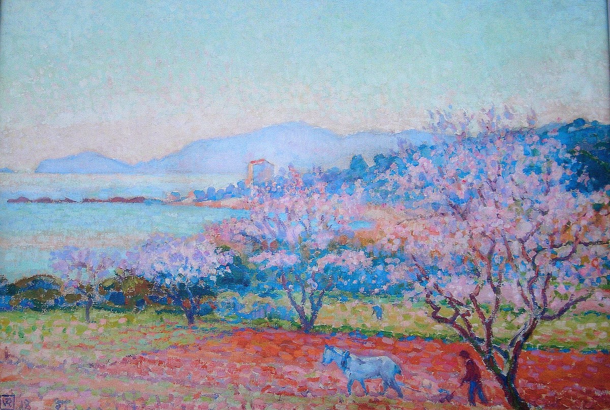 The Almond Flowers by Theo van Rysselberghe