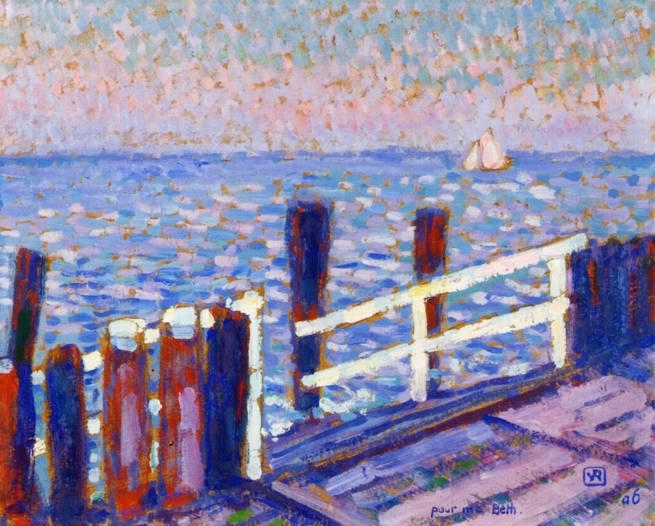 The Jetty by Theo van Rysselberghe