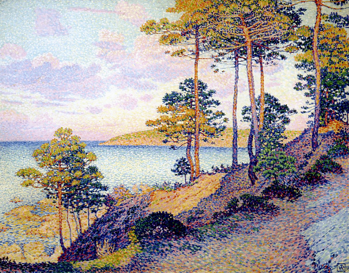 The Pointe St. Pierre at St. Tropez by Theo van Rysselberghe