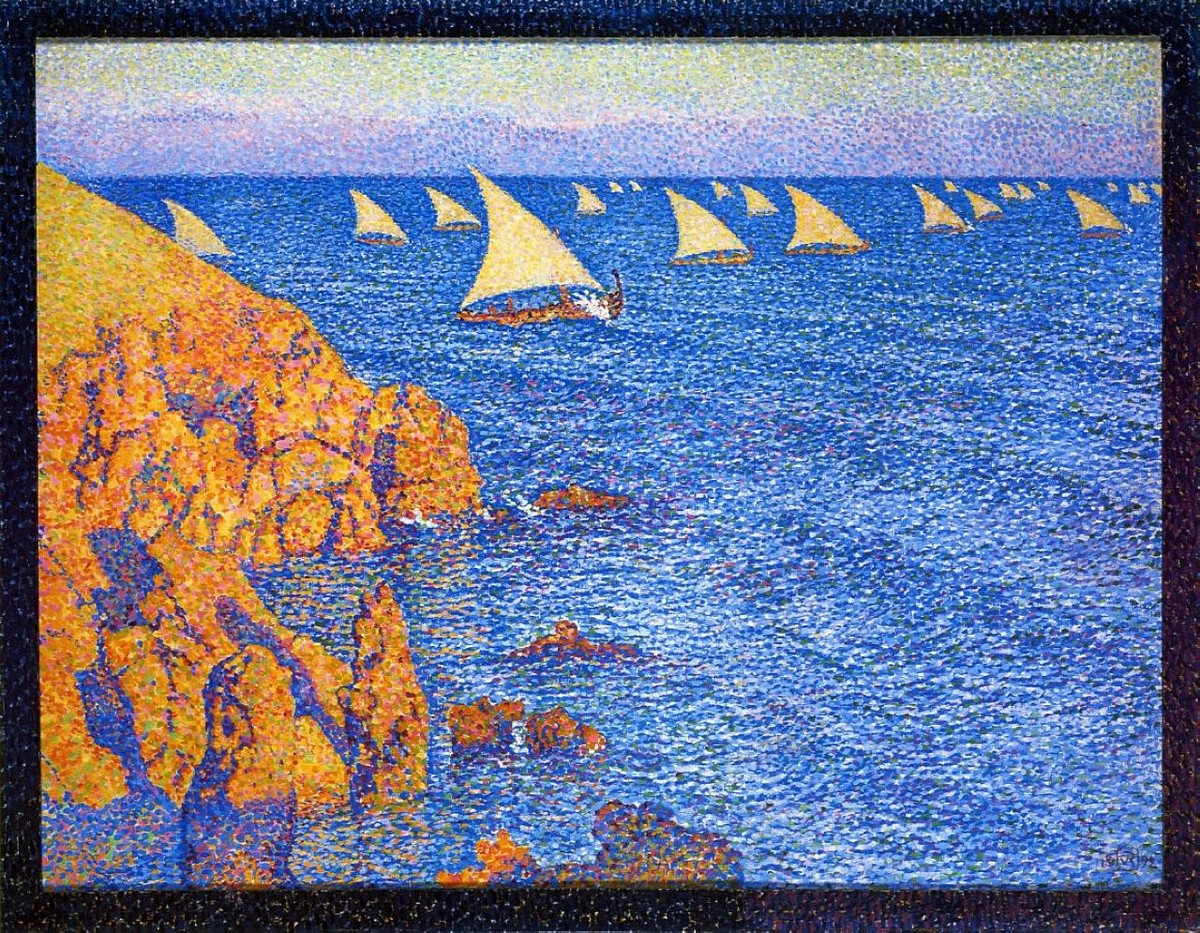 The Regatta by Theo van Rysselberghe