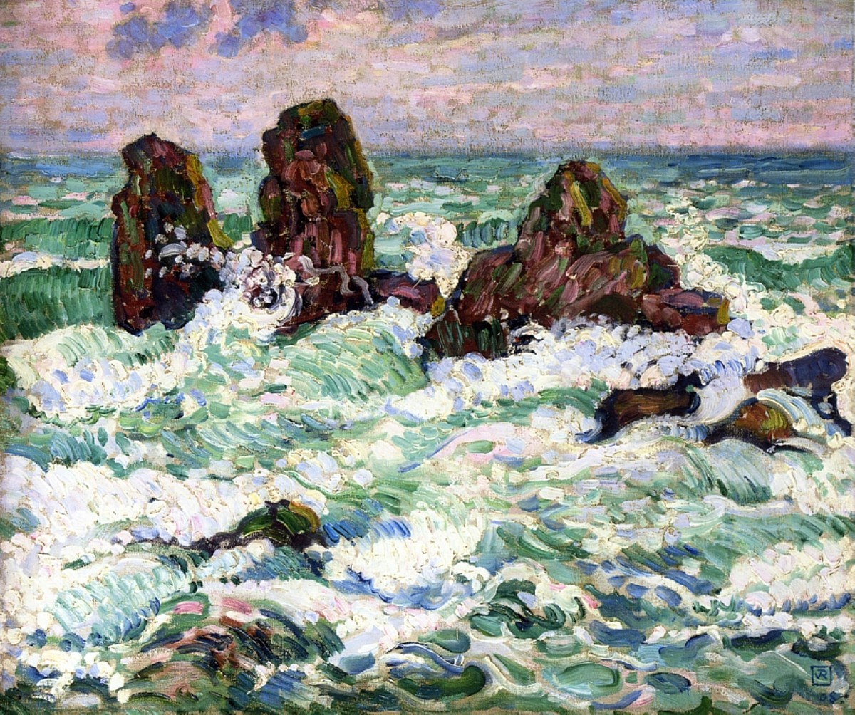 The Rocks by Theo van Rysselberghe