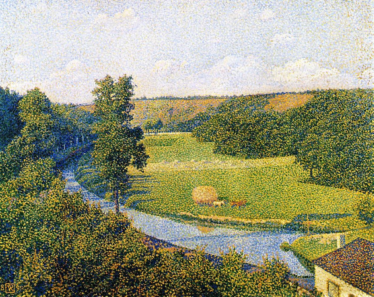 The Valley of the Sambre by Theo van Rysselberghe