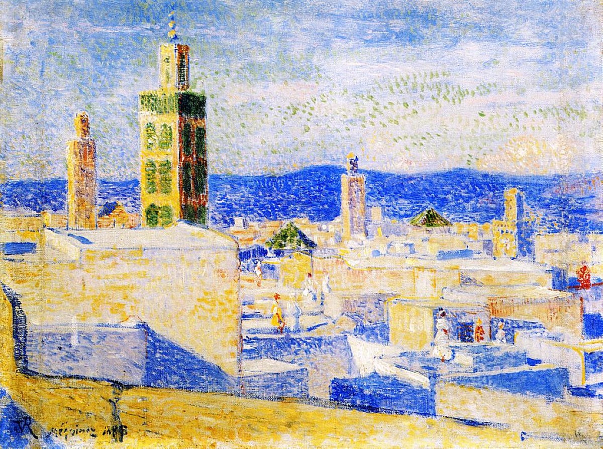 View of Meknes by Theo van Rysselberghe