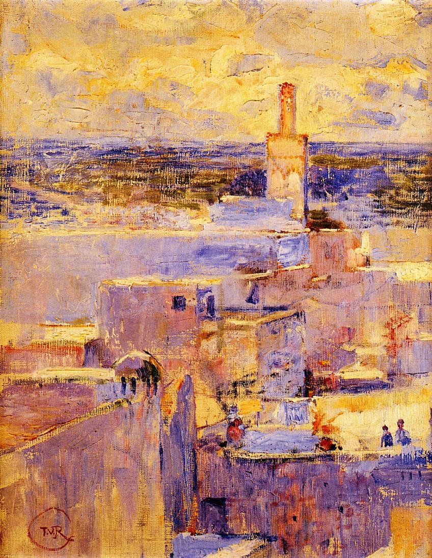 View of Meknes, Morocco by Theo van Rysselberghe