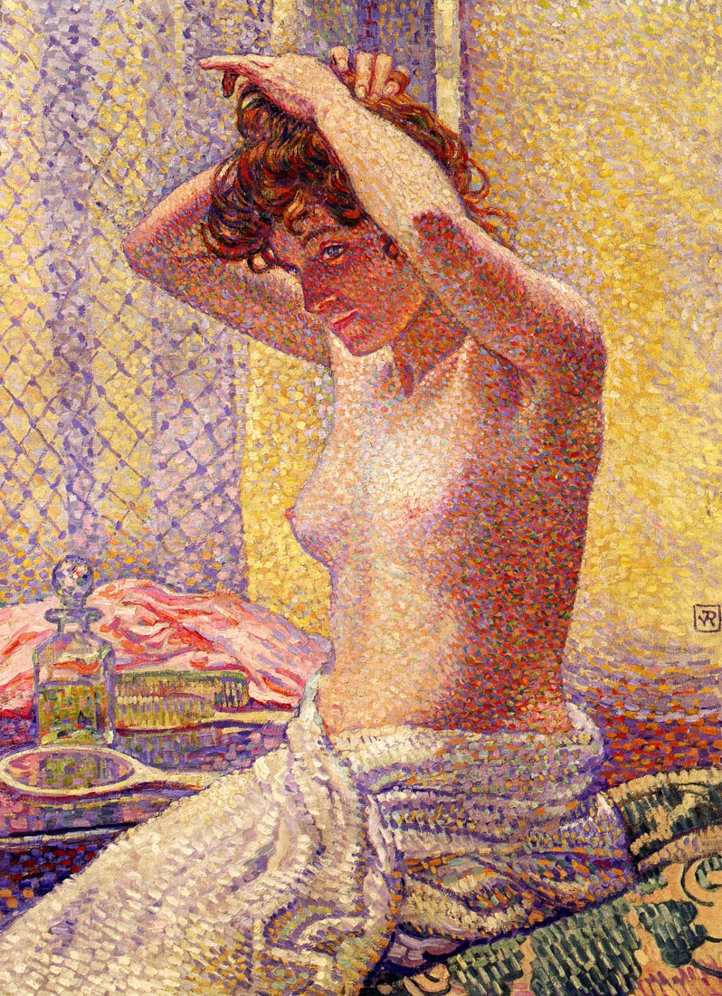 Woman at Her Toilette by Theo van Rysselberghe