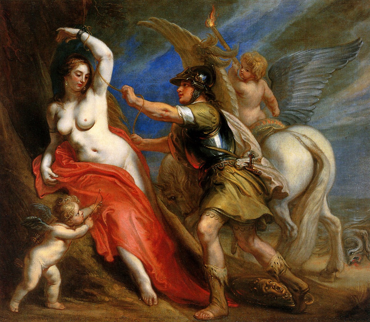 Perseus Frees Andromeda by Theodoor van Thulden
