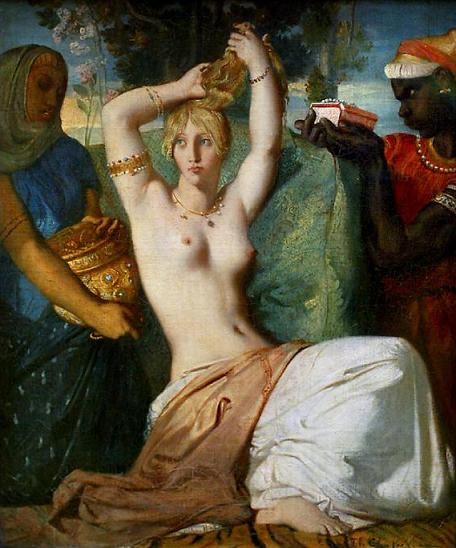 The Toilette of Esther by Theodore Chasseriau