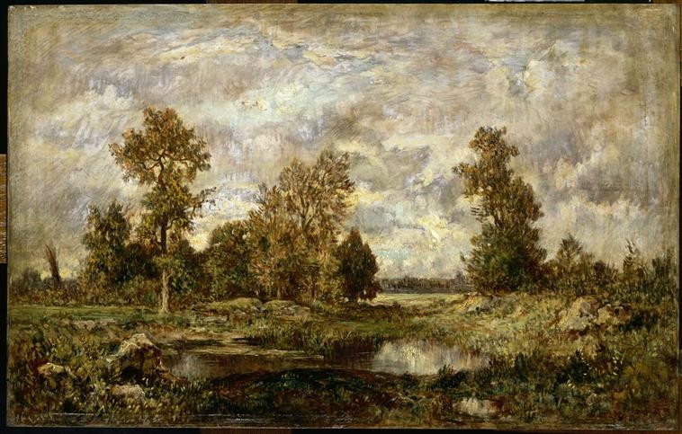 Landscape by Theodore Rousseau