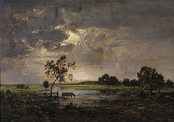 Landscape by Theodore Rousseau