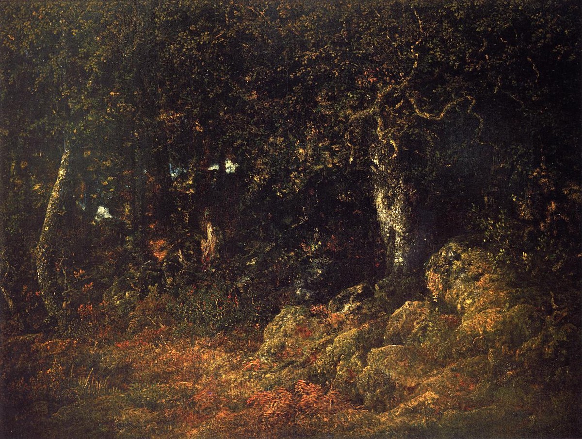 The Oak in the Rocks by Theodore Rousseau