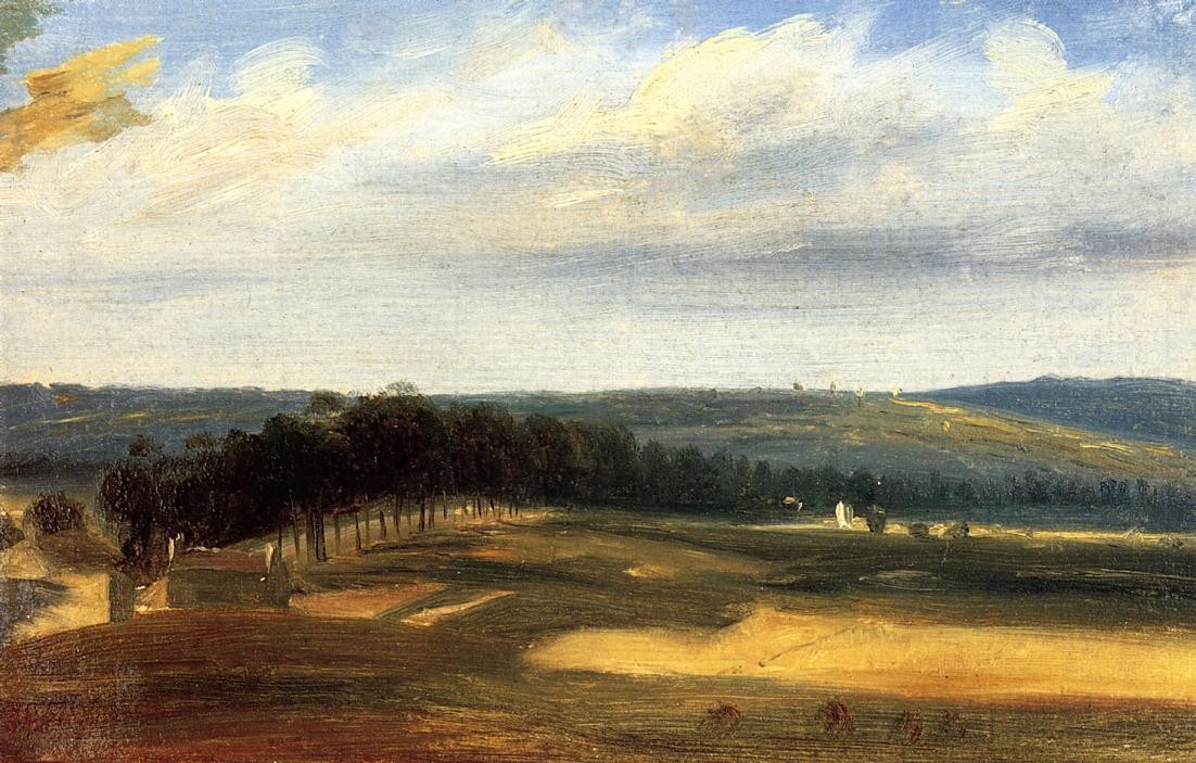 The valley of Bièvre near Paris by Theodore Rousseau