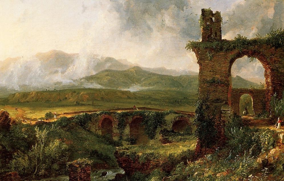 A View near Tivoli (Morning) by Thomas Cole