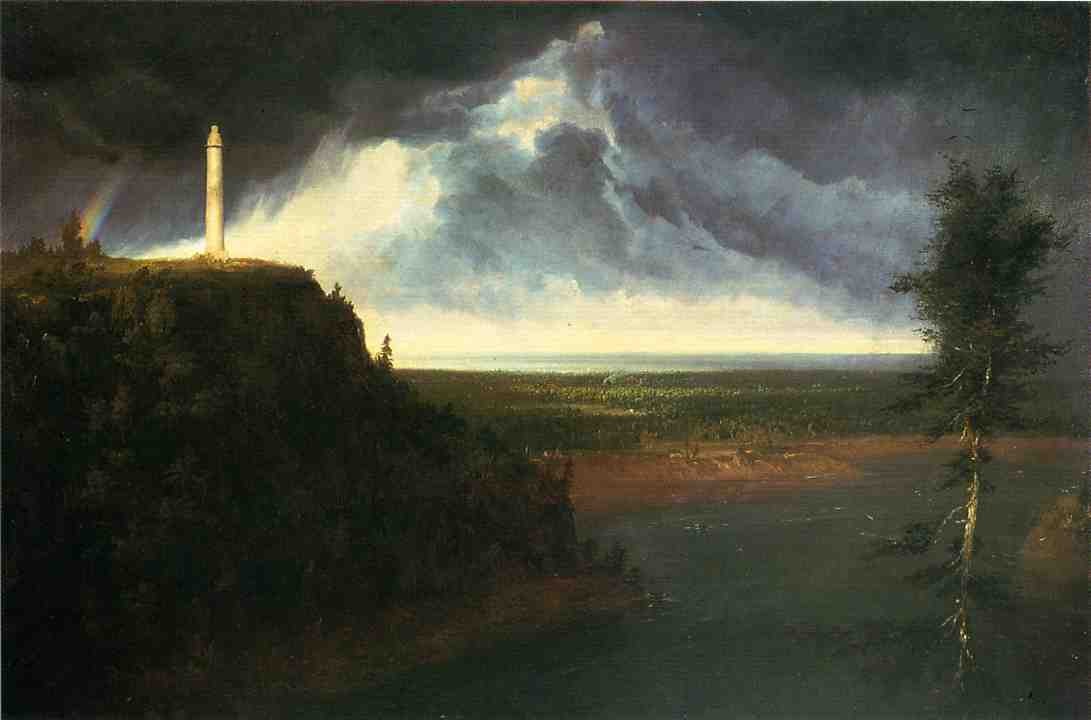 Brock`s-Monument by Thomas Cole