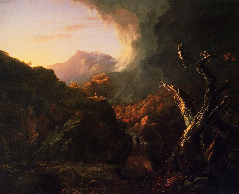 Landscape with Dead Tree by Thomas Cole