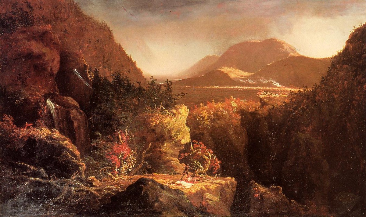 Landscape with Figures A Scene from The Last of the Mohicans by Thomas Cole
