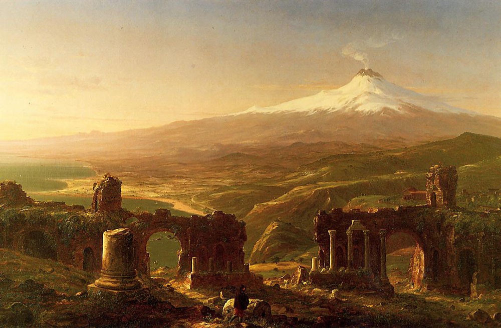 Mount Aetna from Taormina by Thomas Cole