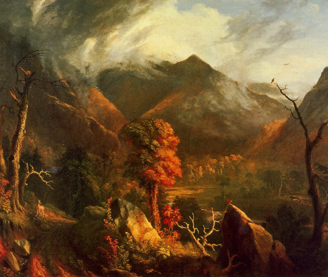 Peace at Sunset (Evening in the White Mountains) by Thomas Cole