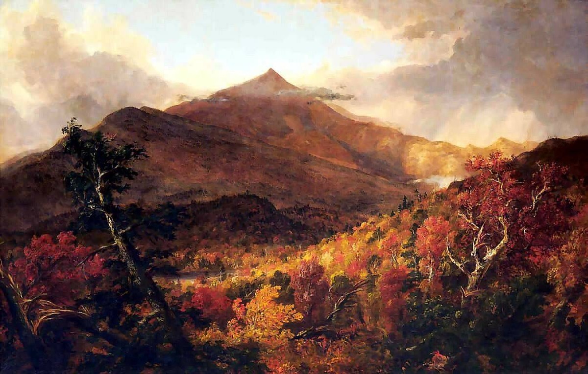 Schroon Mountain, Adirondacks by Thomas Cole