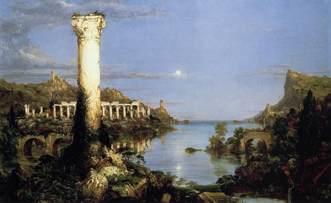 The Course of Empire: Desolation by Thomas Cole