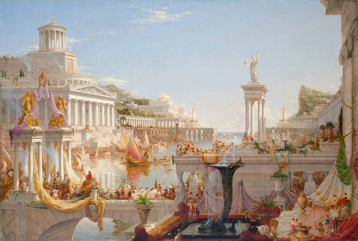 The Course of Empire: The Consummation of the Empire by Thomas Cole