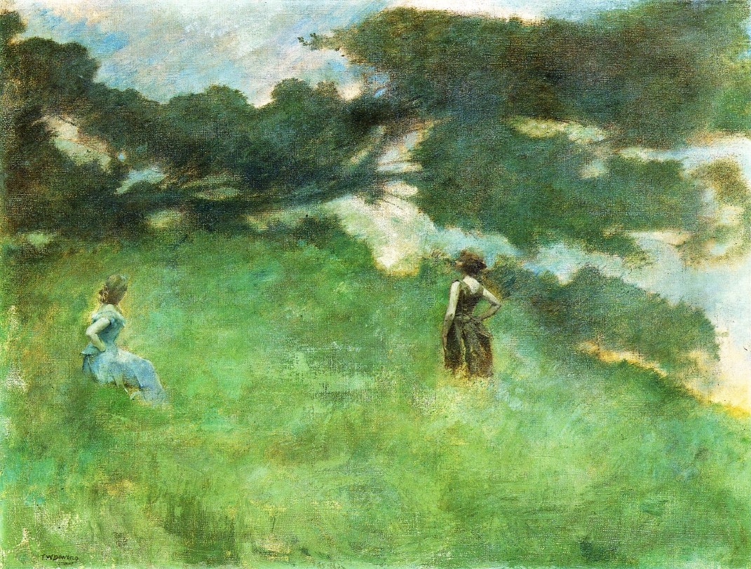 The Hermit Thrush by Thomas Dewing