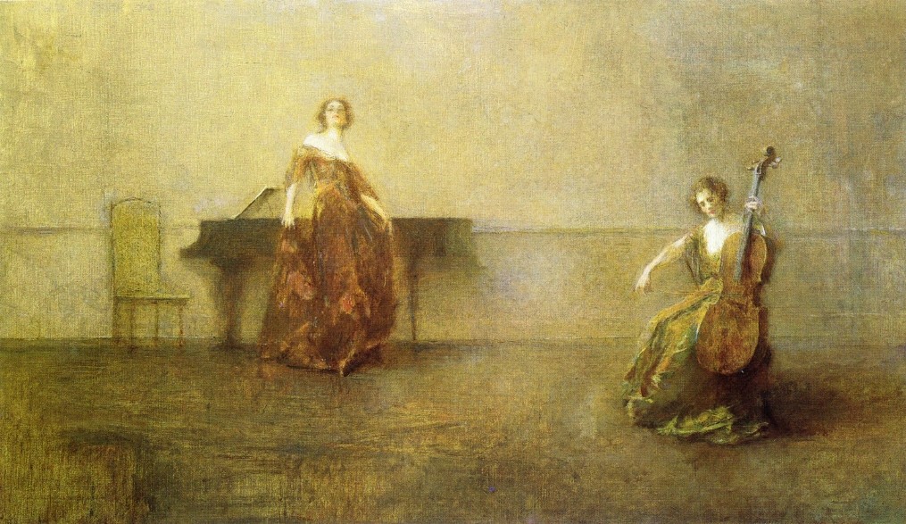 The Song and the Cello by Thomas Dewing